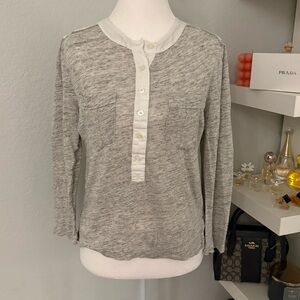 Marc By Marc Jacobs Light Gray Top